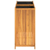 Garden Planter with Liner 100x50x100 cm Solid Wood Acacia 366448