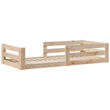 Bed Frame without Mattress 80x200 cm Solid Wood Pine 855678