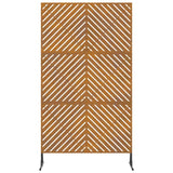 Privacy Screen 100 x 50 x 180 cm Weathering Steel Rusty 868548