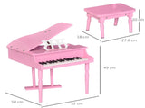 30 Keys Mini Kids Piano for Child with Music Stand and Bench Best Gifts Toy T3398P350119