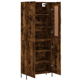 Highboard Smoked Oak 69.5x34x180 cm Engineered Wood 3199566