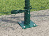 Welded Wire Fence with Concrete Base 100 x 1 m 3353589
