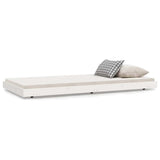 Bed Frame without Mattress White 90x190 cm Single Solid Wood Pine 823505
