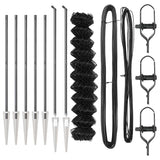 Welded Wire Fence with Spikes 10 x 1.4 m 3351179