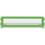 Toddler Safety Bed Rail 2 pcs Green 150x42 cm 276084