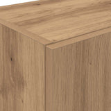 Kitchen Sideboard with Shelf 2 pcs Artisan Oak 60 x 50 x 180 cm 3365556