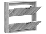 Wall-Mounted Shoe Cabinet HOORN 71 x 17 x 86 cm Engineered Wood 897301