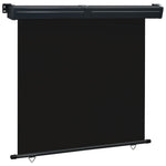 Balcony Side Awning 175x250 cm Black 48436