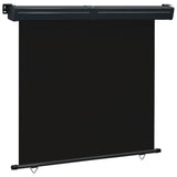 Balcony Side Awning 175x250 cm Black 48436