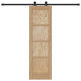Sliding Door ORKDAL Natural 61 x 198.5 cm Solid Pine Wood 3445494