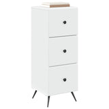 Drawer Cabinet White 33 x 34.5 x 90 cm Engineered Wood 895535