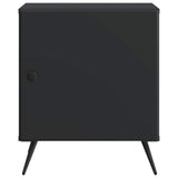 Bedside Cabinet 2 pcs Black 43 x 34.5 x 50 cm Engineered Wood 895488