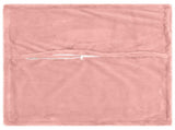Cushion Cover 6 pcs HOUTEN Pink 70 x 70 cm Faux Rabbit Fur 921524