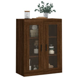 Wall Mounted Cabinet Brown Oak 69.5x34x90 cm 828499