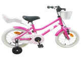 Kids Bike 16 Inches for 4-6 Years Old Dark Pink 42009227