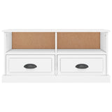 TV Cabinet White 93x35.5x45 cm Engineered Wood 816464