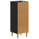 Bathroom Storage Cainet ARNHEM Black 30 x 31 x 80 cm 896606