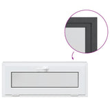Basement Window RISOR 100x40 cm Tilt 2 Glazing Anthracite 4108423