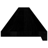 Window Sills 2 pcs Brown Black 160x20x2 cm Solid Wood Oak 4009180