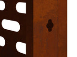 Air Conditioner Cover Rusty 100 x 50 x 70 cm Galvanised Steel 865903