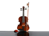 New 1/4 Acoustic Violin Case Bow Rosin Natural 26585727