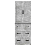Cabinet Set 2 pcs Concrete Grey 66 x 34.5 x 87 cm 3416964