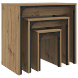 Coffee Table 3 pcs Artisan Oak Engineered wood 883535