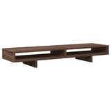 Monitor Stand Brown Oak 100x27x15 cm Engineered Wood 854757