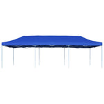 ZNTS Folding Pop-up Party Tent 3x9 m Blue 44977