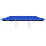 ZNTS Folding Pop-up Party Tent 3x9 m Blue 44977