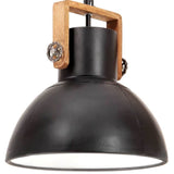 320535 Industrial Hanging Lamp 25 W Black Round 40 cm E27