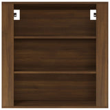 Wall Cabinet Brown Oak 80x33x80 cm Engineered Wood 816599