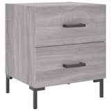 Bedside Cabinets 2 pcs Grey Sonoma 40x35x47.5 cm Engineered Wood 827321