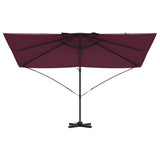 Umbrella Bordeaux Red 351 x 250 x 260 cm 42003349