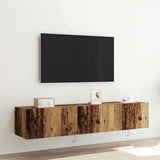 TV Wall Cabinet 2 pcs Old Wood 80 x 35 x 31 cm Engineered Wood 863105