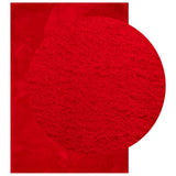 Rug HUARTE Short Pile Soft and Washable Red 140x200 cm 375172