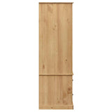 Wardrobe VIGO 90x55x170 cm Solid Wood Pine 353163