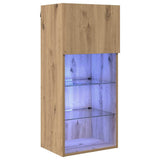 Wall-mounted TV Cabinet 40.5 x 30 x 90 cm Artisan Oak 882956