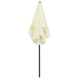 Beach Parasol Sand Yellow 180x120 cm 314719