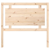 Bed Headboard 105.5x4x100 cm Solid Pine Wood 817925