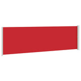 Patio Retractable Side Awning 180x600 cm Red 317967