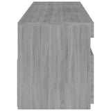 TV Cabinet with LED Lights 2 pcs Grey Sonoma 75x35x40 cm 815126