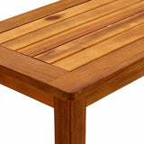 316405 Garden Console Table 80x35x75 cm Solid Acacia Wood