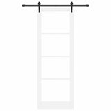 Sliding Door Manual ORKDAL White 83 x 232 cm Wood and metal 3332450
