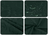 Table Cloth 5 pcs Rectangular Dark Green 110 x 180 cm 42040438