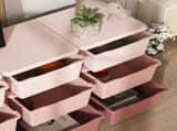 Kids Storage Unit, with Nine Drawers - Pink T3398P379053