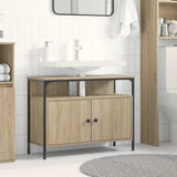 Bathroom Sink Cabinet Brown 80 x 30 x 60 cm Engineered wood 864341