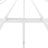Metal Bed Frame without Mattress White 183x213cm 350918