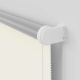 Roller Blind Blackout Off White 125x230 cm Fabric Width 121,6 cm Polyester 4011731