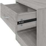 Bedside Cabinets 2 pcs with Drawer Grey Sonoma 342587